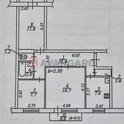 Купить квартиру - Днепр, Космонавтов ул.. Продажа недвижимости - Самарский, вторичный рынок и новострой недорого, цена до 32573$, объявление №2006895 фото 3